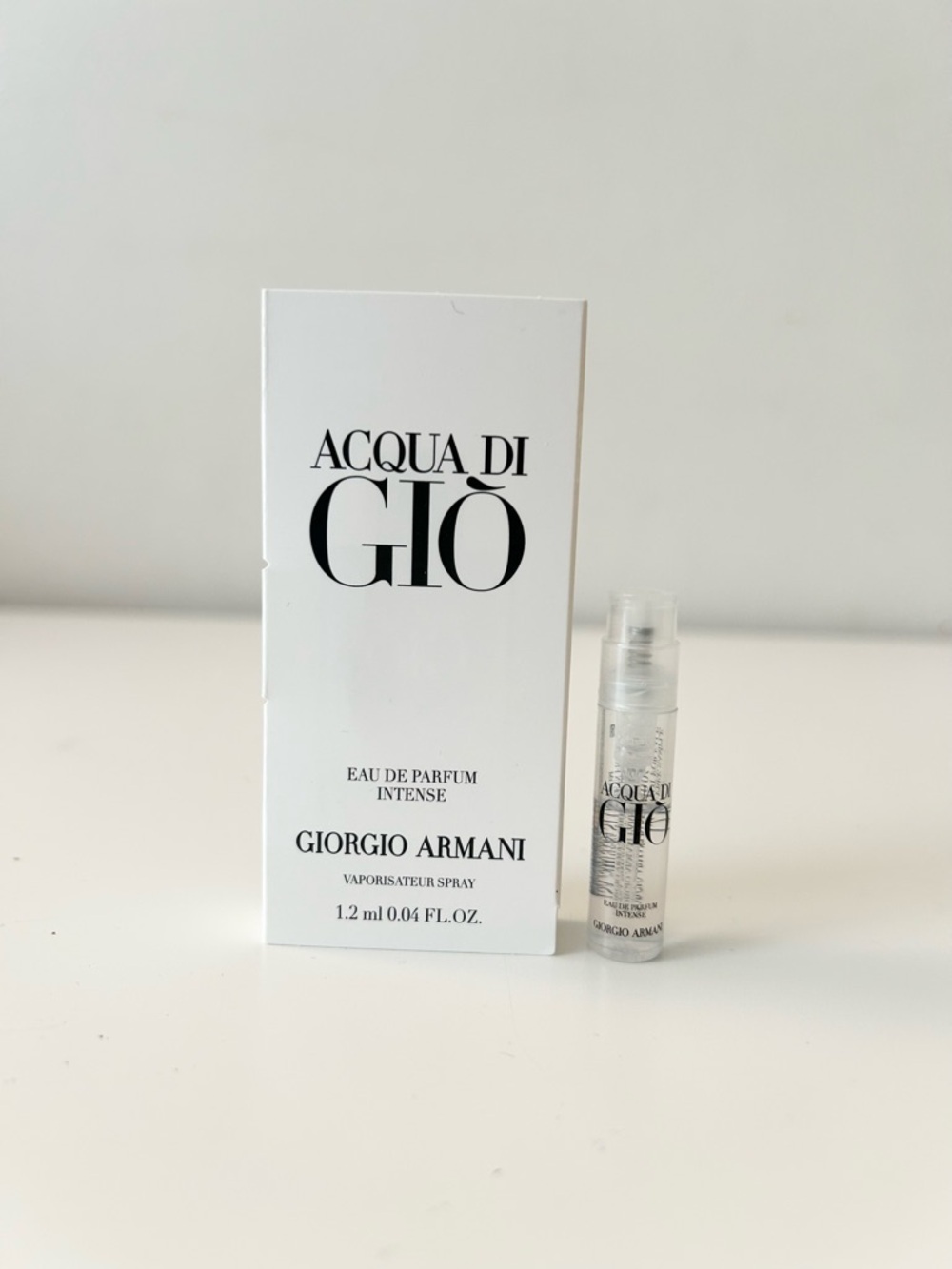 🌸ARMANI Beauty Acqua Di Gio EDP Intense Vial Spray Sample 1.2 mL